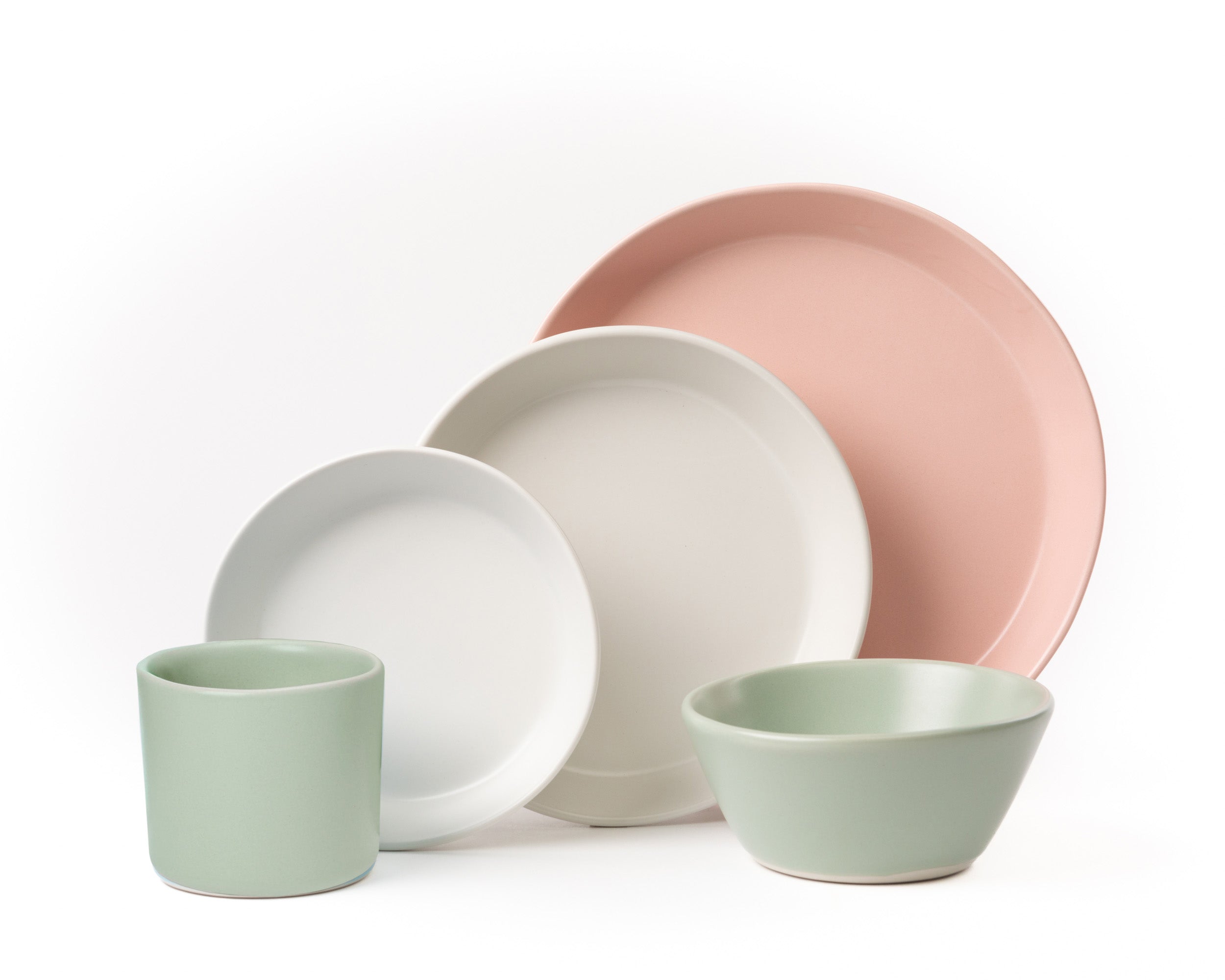 5 Piece Skali Coupe Dinner Setting