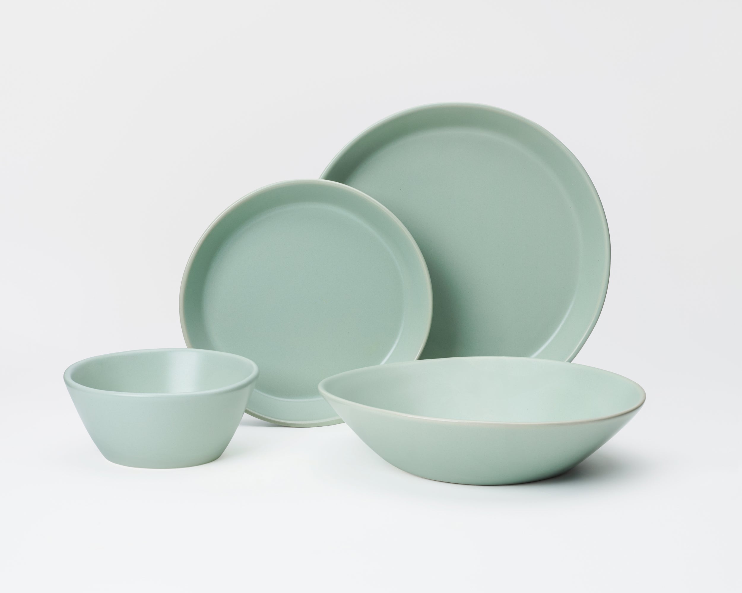 4 Piece Skali Coupe Dinner Setting