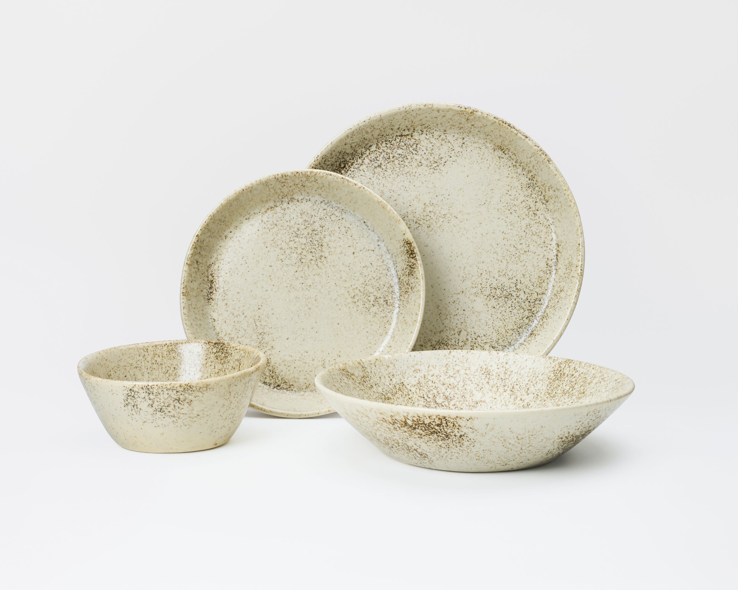 4 Piece Skali Coupe Dinner Setting