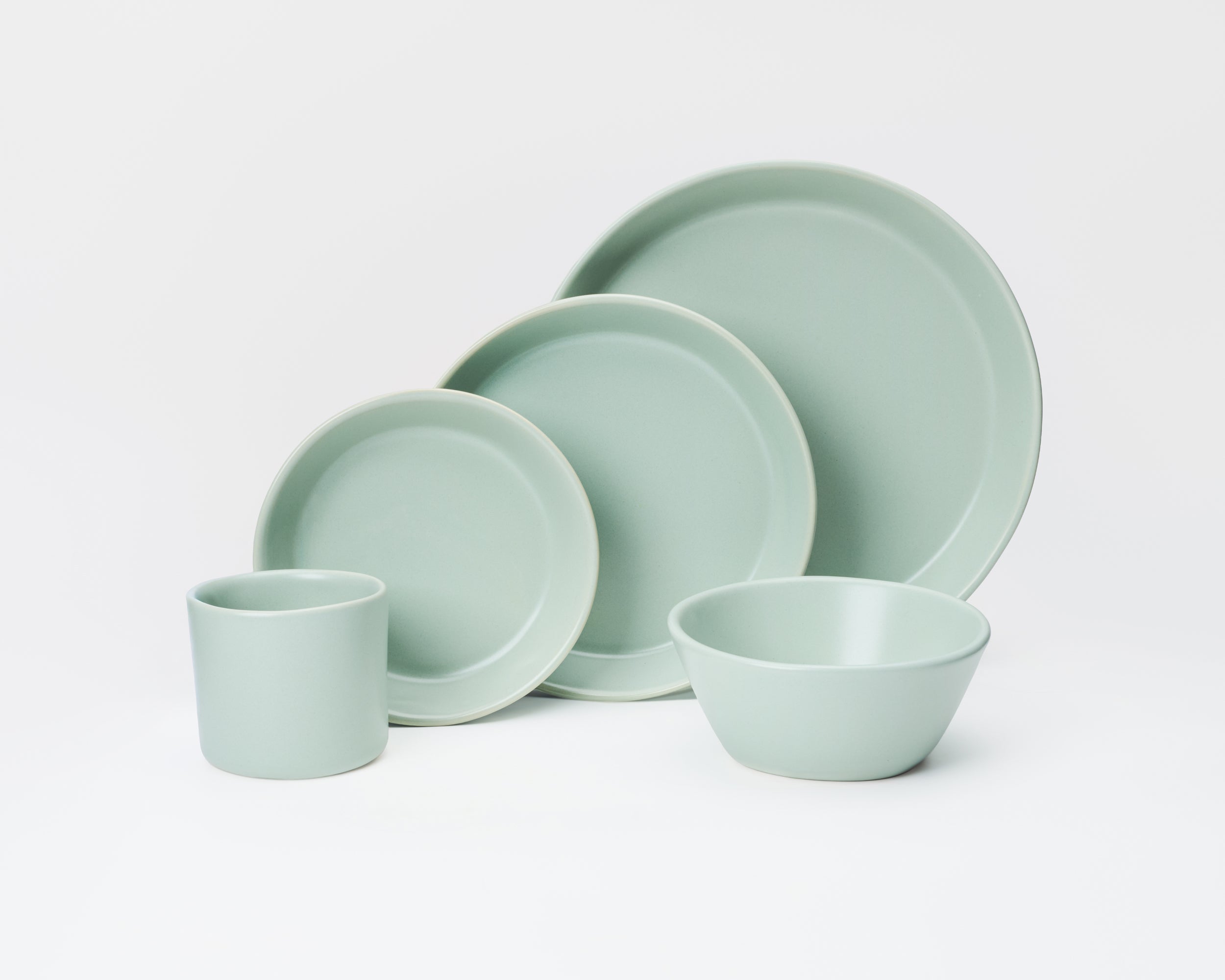 5 Piece Skali Coupe Dinner Setting
