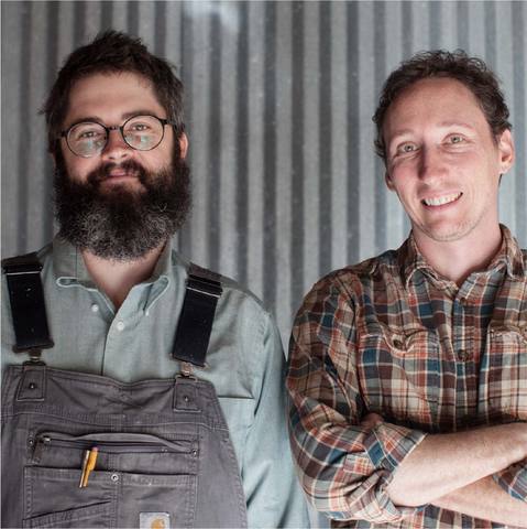 Haand's founders. Mark (left) and Chris (right).